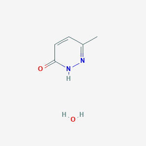 3-methyl-1H-pyridazin-6-one;hydrate CAS 7143-82-0