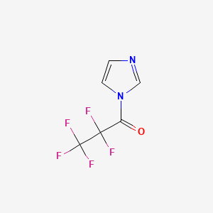 2,2,3,3,3-pentafluoro-1-imidazol-1-ylpropan-1-one CAS 71735-32-5