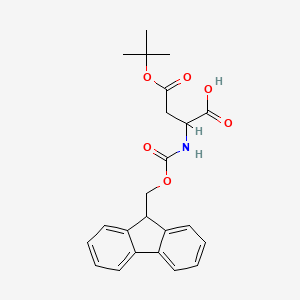 2-(9H-fluoren-9-ylmethoxycarbonylamino)-4-[(2-methylpropan-2-yl)oxy]-4-oxobutanoic acid CAS 71989-14-5