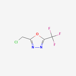 2-(chloromethyl)-5-(trifluoromethyl)-1,3,4-oxadiazole CAS 723286-98-4