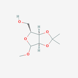[(3aR,6R,6aR)-4-methoxy-2,2-dimethyl-3a,4,6,6a-tetrahydrofuro[3,4-d][1,3]dioxol-6-yl]methanol CAS 72402-14-3