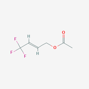 [(E)-4,4,4-trifluorobut-2-enyl] acetate CAS 728040-39-9