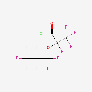 2,3,3,3-tetrafluoro-2-(1,1,2,2,3,3,3-heptafluoropropoxy)propanoyl chloride CAS 72848-57-8