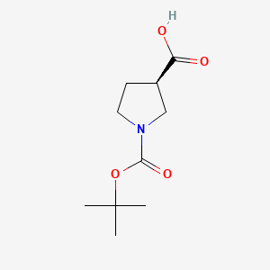 (3R)-1-[(2-methylpropan-2-yl)oxycarbonyl]pyrrolidine-3-carboxylic acid CAS 72925-16-7