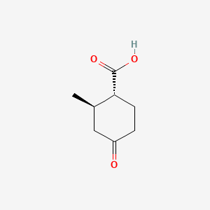 trans-(1R,2R)-2-methyl-4-oxocyclohexane-1-carboxylic acid CAS 73831-40-0