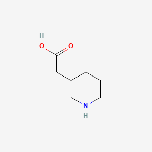 2-piperidin-3-ylacetic acid CAS 74494-52-3
