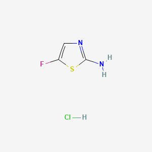 5-fluoro-1,3-thiazol-2-amine;hydrochloride CAS 745053-64-9