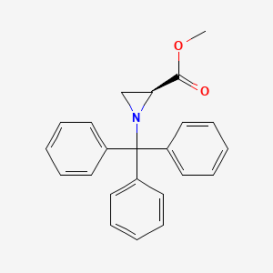 methyl (2S)-1-tritylaziridine-2-carboxylate CAS 75154-68-6