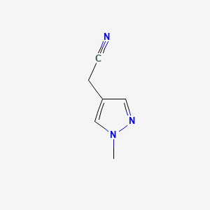 2-(1-methylpyrazol-4-yl)acetonitrile CAS 754159-15-4