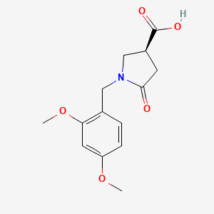 (3S)-1-[(2,4-dimethoxyphenyl)methyl]-5-oxopyrrolidine-3-carboxylic acid CAS 755025-16-2