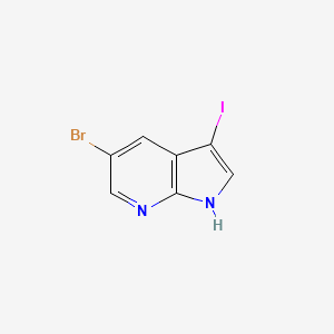 5-bromo-3-iodo-1H-pyrrolo[2,3-b]pyridine CAS 757978-18-0