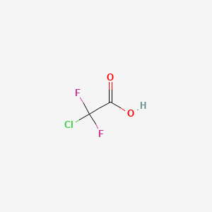 2-chloro-2,2-difluoroacetic acid CAS 76-04-0