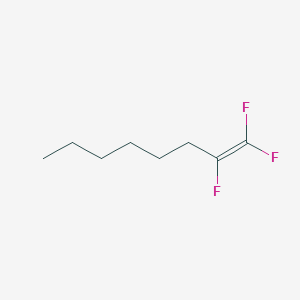 1,1,2-trifluorooct-1-ene CAS 760-99-6