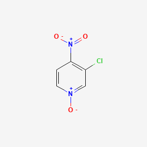 3-chloro-4-nitro-1-oxidopyridin-1-ium CAS 76439-45-7