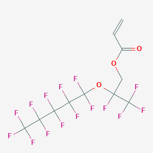 [2,3,3,3-tetrafluoro-2-(1,1,2,2,3,3,4,4,5,5,5-undecafluoropentoxy)propyl] prop-2-enoate CAS 767329-84-0