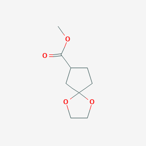 methyl 1,4-dioxaspiro[4.4]nonane-8-carboxylate CAS 77250-34-1