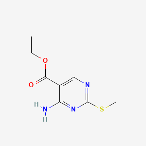 ethyl 4-amino-2-methylsulfanylpyrimidine-5-carboxylate CAS 776-53-4