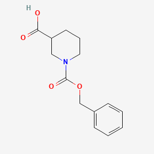 1-phenylmethoxycarbonylpiperidine-3-carboxylic acid CAS 78190-11-1