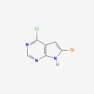 6-bromo-4-chloro-7H-pyrrolo[2,3-d]pyrimidine CAS 784150-41-0