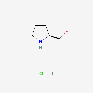 (2S)-2-(fluoromethyl)pyrrolidine;hydrochloride CAS 787564-55-0