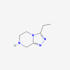 3-ethyl-5,6,7,8-tetrahydro-[1,2,4]triazolo[4,3-a]pyrazine CAS 791777-96-3