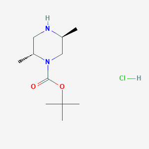 tert-butyl (2R,5S)-2,5-dimethylpiperazine-1-carboxylate;hydrochloride CAS 792969-69-8