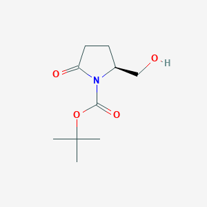 tert-butyl (2S)-2-(hydroxymethyl)-5-oxopyrrolidine-1-carboxylate CAS 81658-25-5