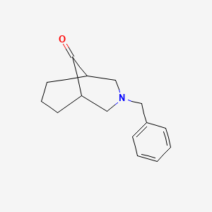 3-benzyl-3-azabicyclo[3.3.1]nonan-9-one CAS 81879-64-3