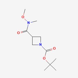 tert-butyl 3-[methoxy(methyl)carbamoyl]azetidine-1-carboxylate CAS 820971-67-3