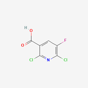 2,6-dichloro-5-fluoropyridine-3-carboxylic acid CAS 82671-06-5