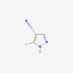 5-iodo-1H-pyrazole-4-carbonitrile CAS 827316-44-9