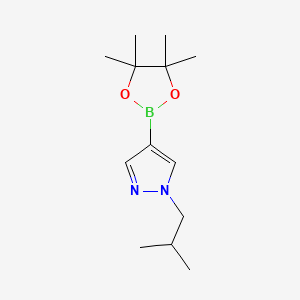 1-(2-methylpropyl)-4-(4,4,5,5-tetramethyl-1,3,2-dioxaborolan-2-yl)pyrazole CAS 827614-66-4
