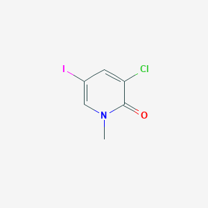 3-chloro-5-iodo-1-methylpyridin-2-one CAS 832735-68-9