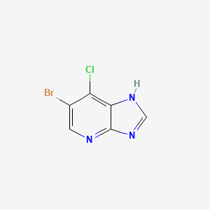 6-bromo-7-chloro-1H-imidazo[4,5-b]pyridine CAS 83472-62-2