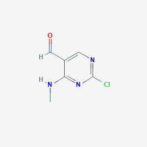 2-chloro-4-(methylamino)pyrimidine-5-carbaldehyde CAS 839708-50-8