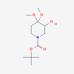 tert-butyl 3-hydroxy-4,4-dimethoxypiperidine-1-carboxylate CAS 841286-80-4