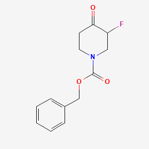 benzyl 3-fluoro-4-oxopiperidine-1-carboxylate CAS 845256-59-9