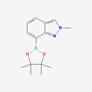 2-methyl-7-(4,4,5,5-tetramethyl-1,3,2-dioxaborolan-2-yl)indazole CAS 845751-67-9
