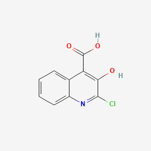 2-chloro-3-hydroxyquinoline-4-carboxylic acid CAS 847547-91-5