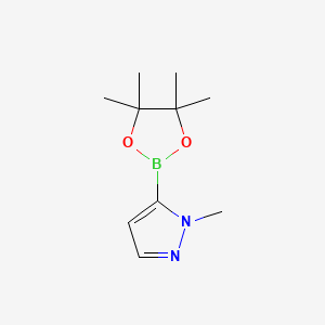 1-methyl-5-(4,4,5,5-tetramethyl-1,3,2-dioxaborolan-2-yl)pyrazole CAS 847818-74-0