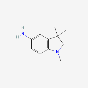 1,3,3-trimethyl-2H-indol-5-amine CAS 848047-45-0