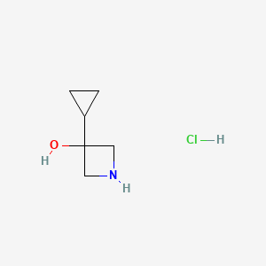 3-cyclopropylazetidin-3-ol;hydrochloride CAS 848192-93-8