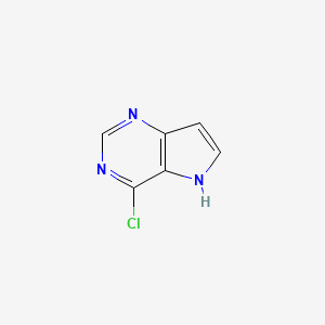 4-chloro-5H-pyrrolo[3,2-d]pyrimidine CAS 84905-80-6