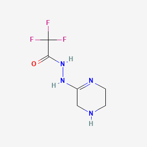 2,2,2-trifluoro-N'-(1,2,3,6-tetrahydropyrazin-5-yl)acetohydrazide CAS 849832-73-1