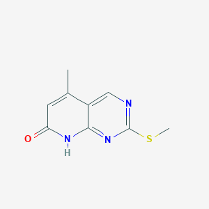 5-methyl-2-methylsulfanyl-8H-pyrido[2,3-d]pyrimidin-7-one CAS 850628-76-1