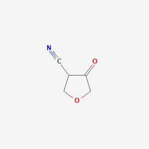 4-oxooxolane-3-carbonitrile CAS 856945-68-1