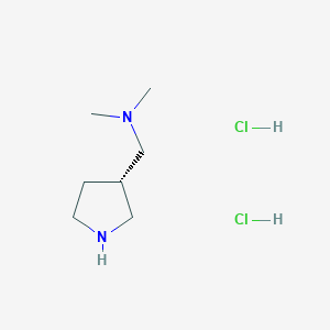 N,N-dimethyl-1-[(3S)-pyrrolidin-3-yl]methanamine;dihydrochloride CAS 859027-26-2