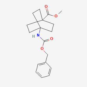 methyl 4-(phenylmethoxycarbonylamino)bicyclo[2.2.2]octane-1-carboxylate CAS 862501-91-5