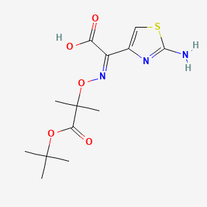 (2Z)-2-(2-amino-1,3-thiazol-4-yl)-2-[2-methyl-1-[(2-methylpropan-2-yl)oxy]-1-oxopropan-2-yl]oxyiminoacetic acid CAS 86299-47-0