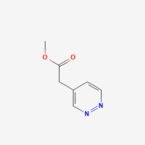 methyl 2-pyridazin-4-ylacetate CAS 863032-31-9